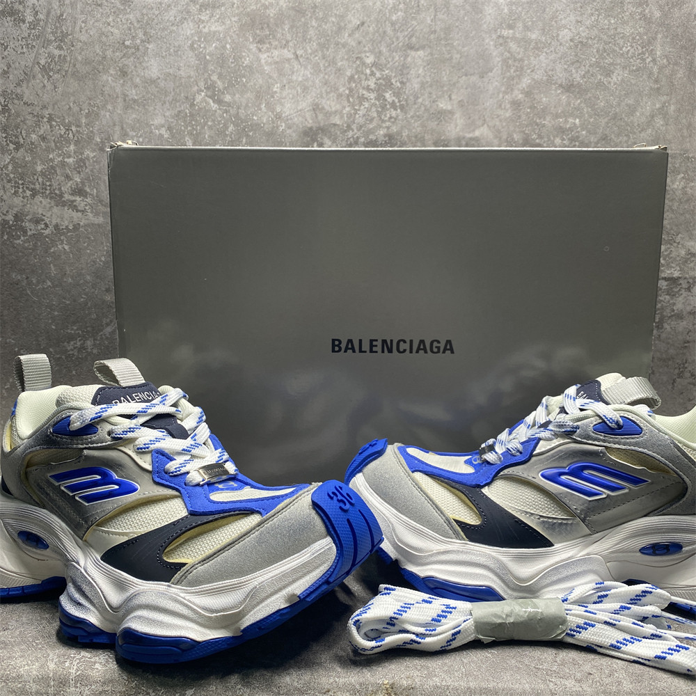 Balenciga Cargo White Grey Blue
