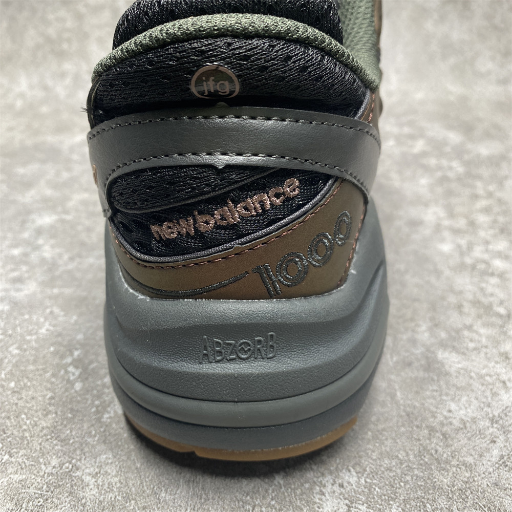 UA New Balance 1000 Joe Freshgoods When Things Were Pure Black Ice
