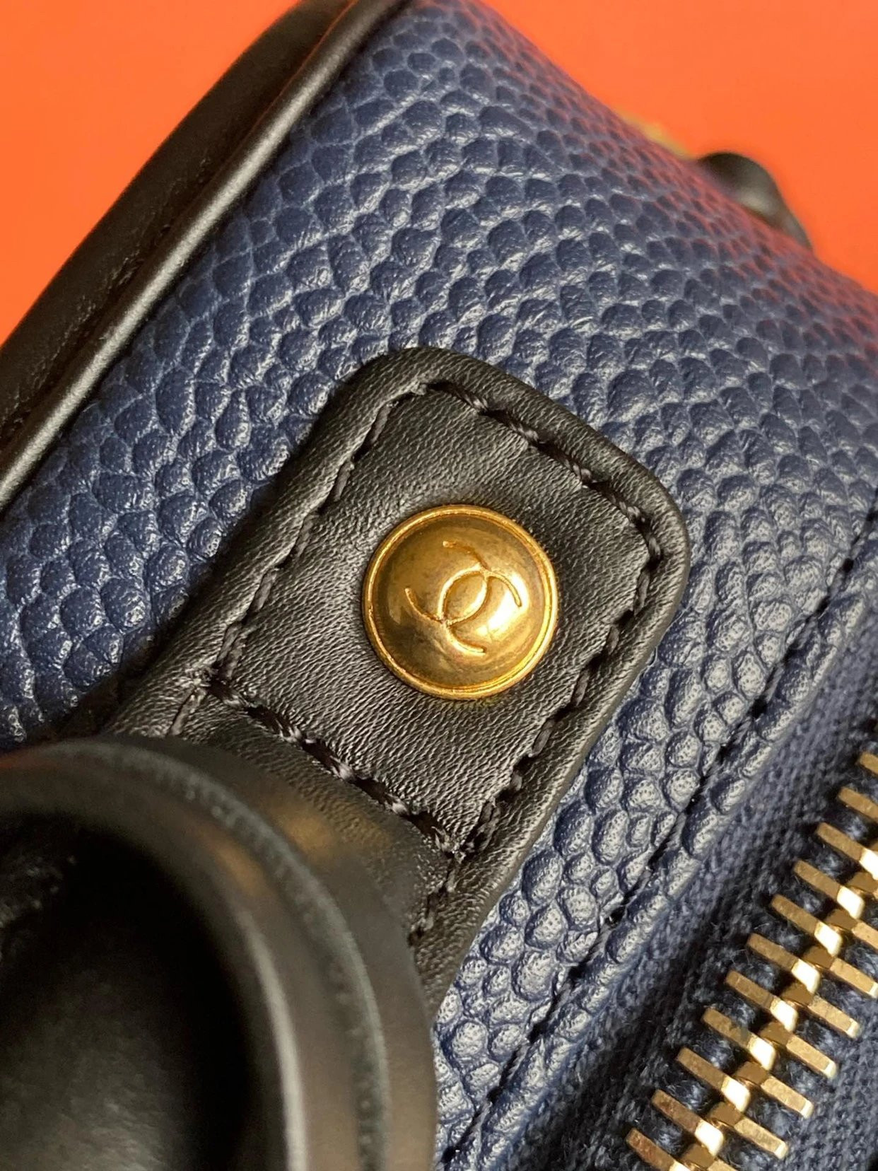 Ch*el vanity case 17x7x13cm