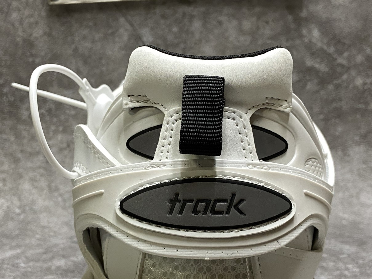 Balenciga Track White Black With Led Light