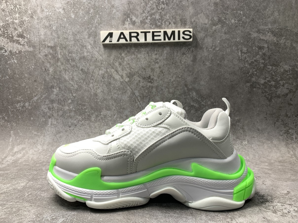 Balenciga Wmns Triple S Sneaker Fluo Green
