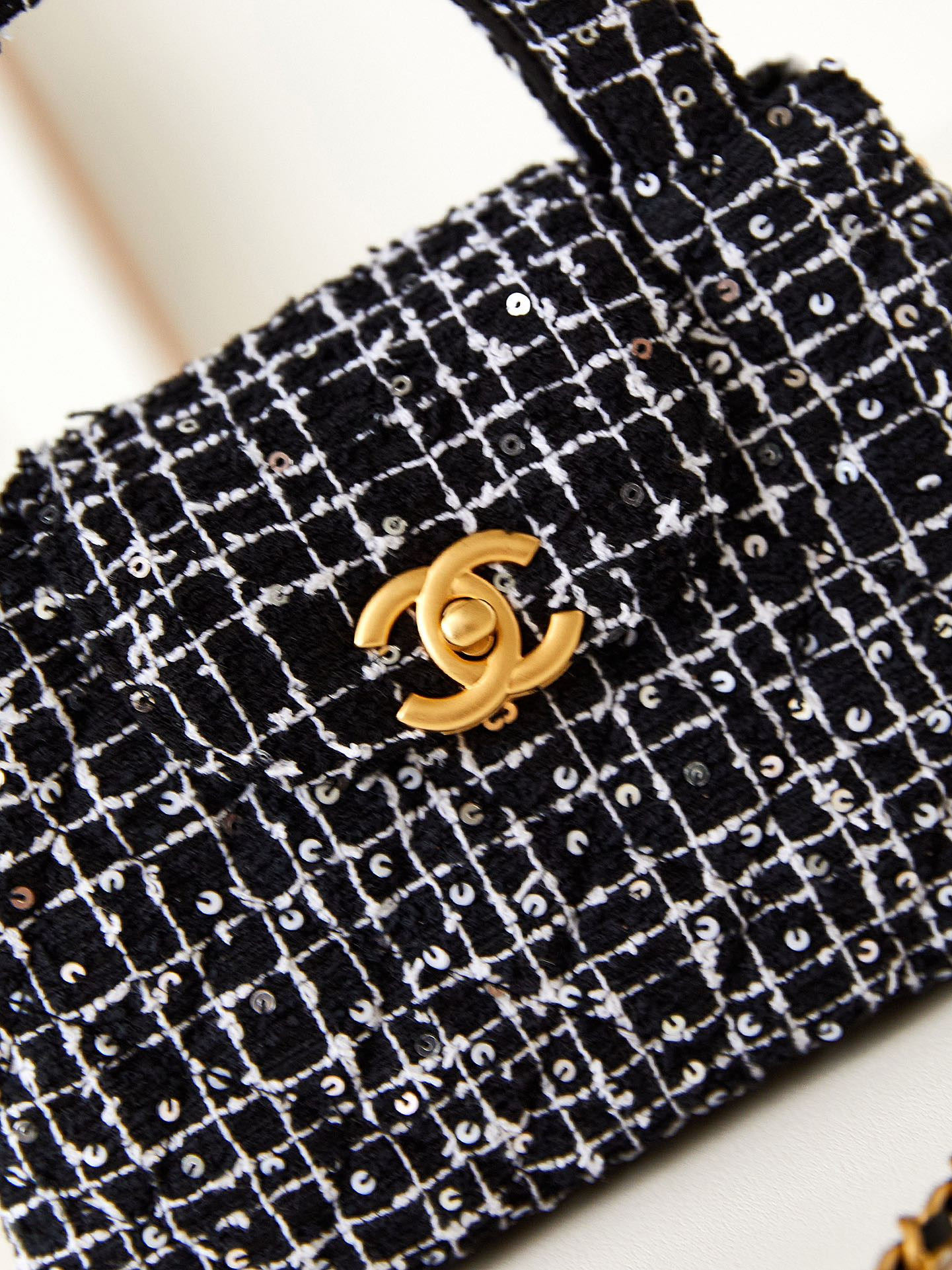 Ch*el 23k kelly 19x13x7cm