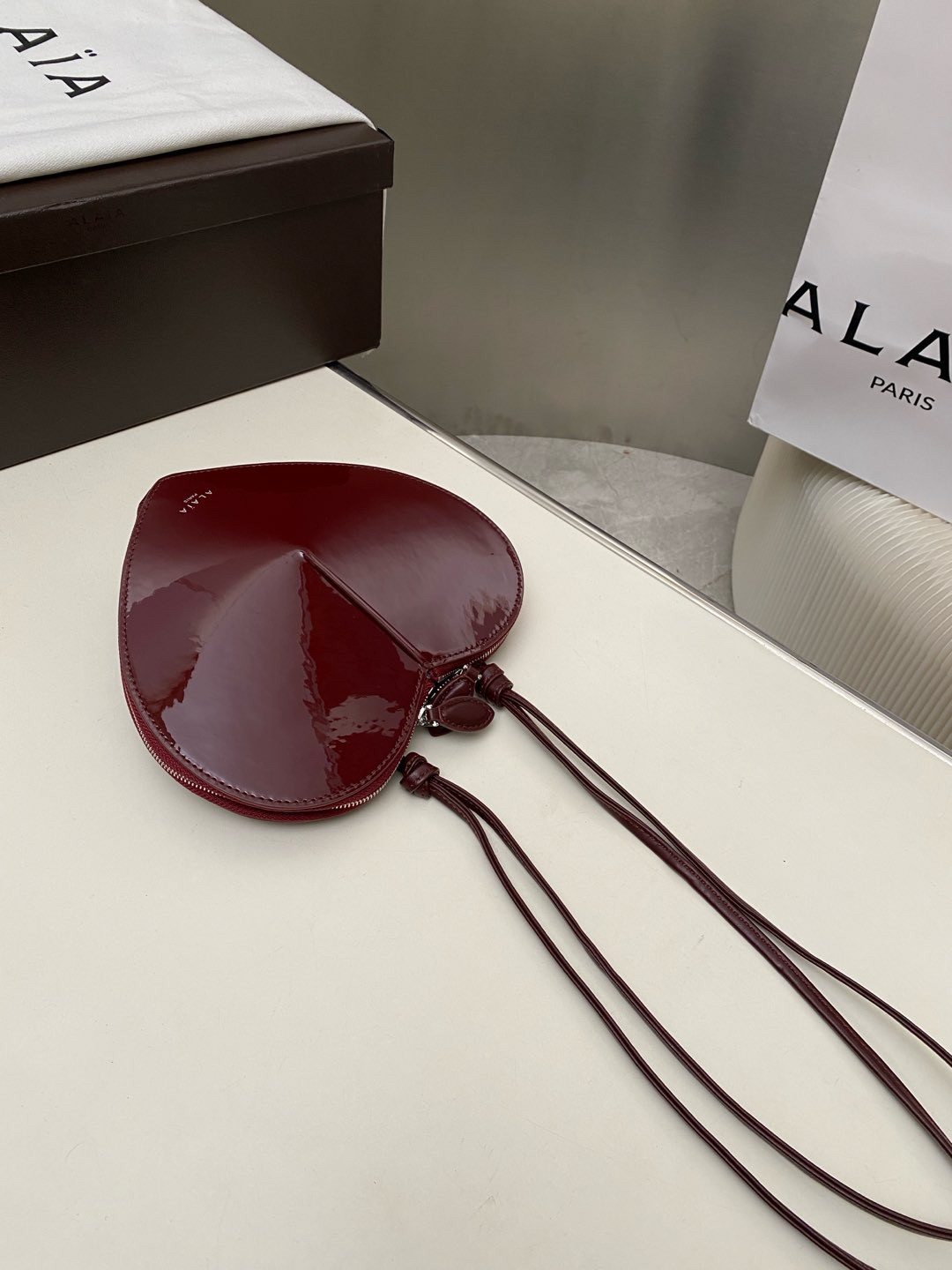 ALAÏA Le Coeur Heart Bag 18.5x20.5x5cm